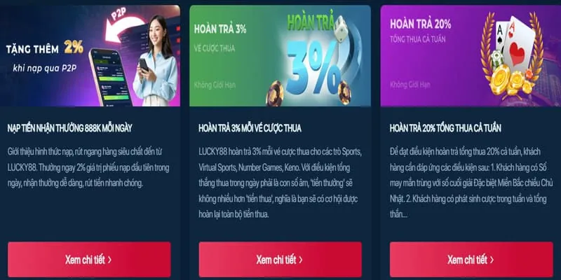 Khuyến mãi nạp đầu LV88